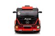 Ühekohaline haagisega elektriauto Mercedes-Benz Axor XMX622, punane цена и информация | Laste elektriautod | hansapost.ee