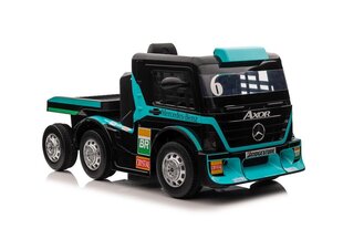 Mercedes-Benz Axor XMX622 одноместный электромобиль с прицепом, синий цена и информация | Электромобили для детей | hansapost.ee