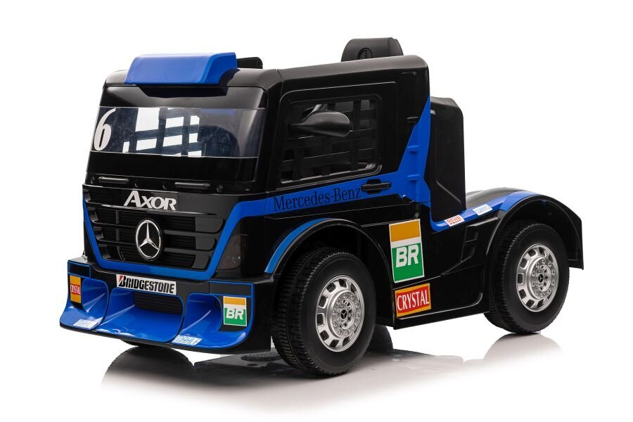 Ühekohaline elektriauto lastele Mercedes-Benz Axor XMX622, sinine цена и информация | Laste elektriautod | hansapost.ee