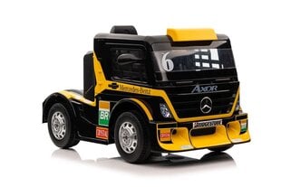 Ühekohaline elektriauto lastele Mercedes-Benz Axor XMX622, kollane hind ja info | Laste elektriautod | hansapost.ee