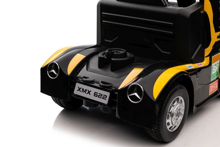 Ühekohaline elektriauto lastele Mercedes-Benz Axor XMX622, kollane цена и информация | Laste elektriautod | hansapost.ee