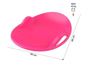 Ümmargune kelk Round Slide Snow, roosa, 5057 hind ja info | Kelgud, pepulauad ja tuubid | hansapost.ee