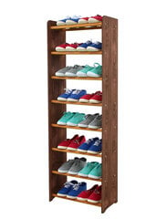 Jalatsiriiul RBS845, tumepruun/pruun price and information | Shoe cupboards, shoe racks | hansapost.ee