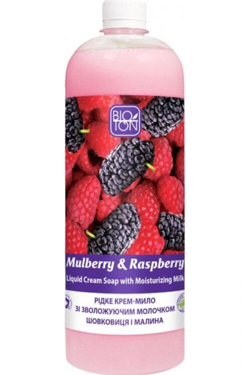 Vedelseep Bioton Cosmetics Mulberry and Raspberry, 1 l цена и информация | Seebid | hansapost.ee