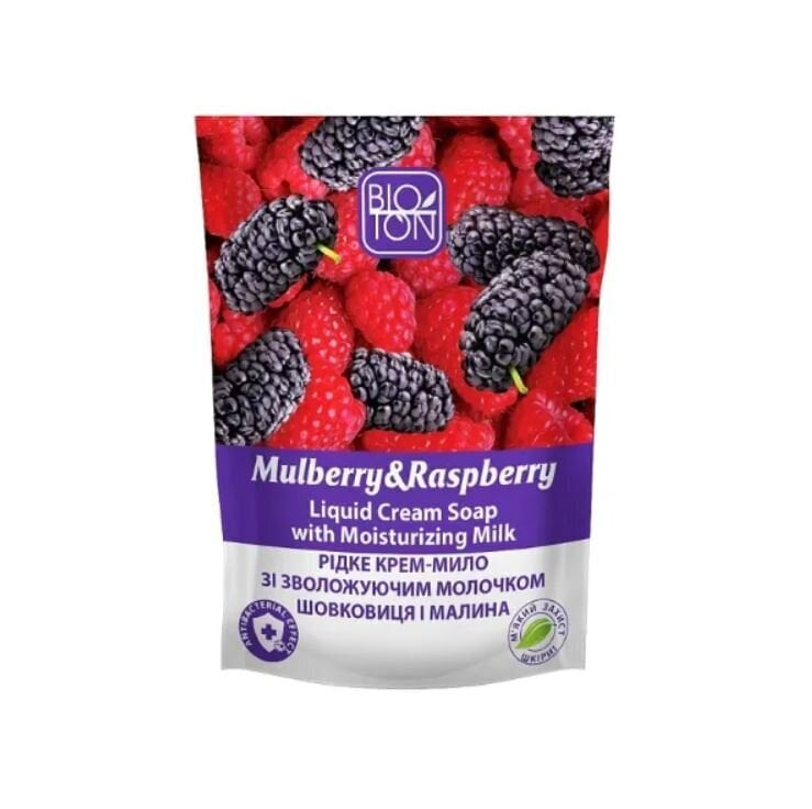 Vedelseep Bioton Cosmetics Mulberry & Raspberry, 450 ml цена и информация | Seebid | hansapost.ee