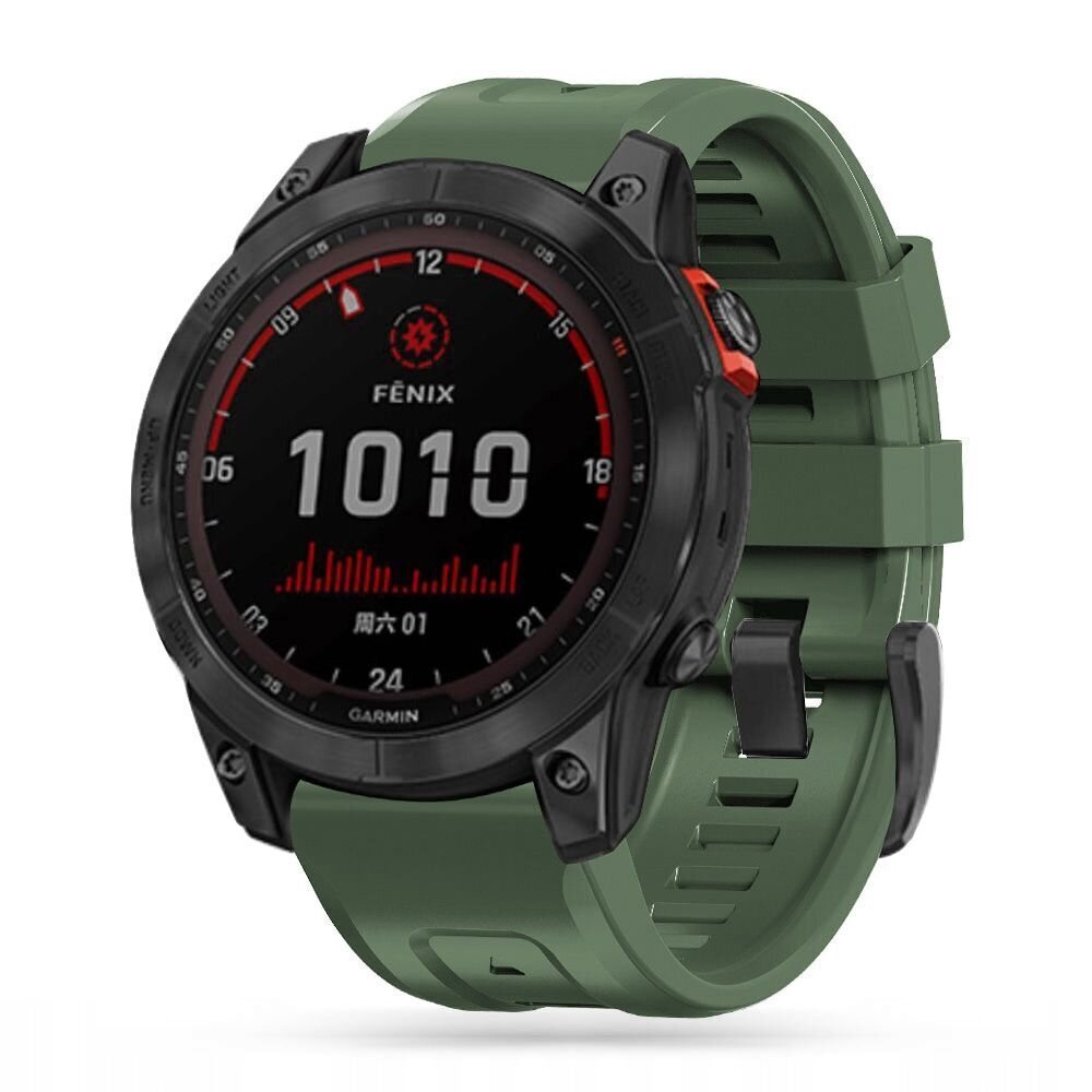 Tech Protect Iconband Garmin Fenix 5 / 6 / 6 PRO / 7 (22 mm), roheline цена и информация | Nutikellade aksessuaarid ja tarvikud | hansapost.ee