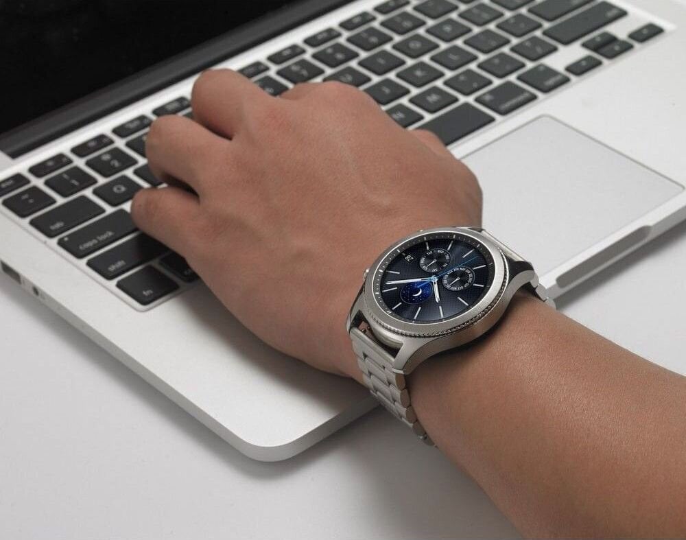 Tech-Protect Stainless Samsung Galaxy Watch 3 (45MM), must hind ja info | Nutikellade aksessuaarid ja tarvikud | hansapost.ee