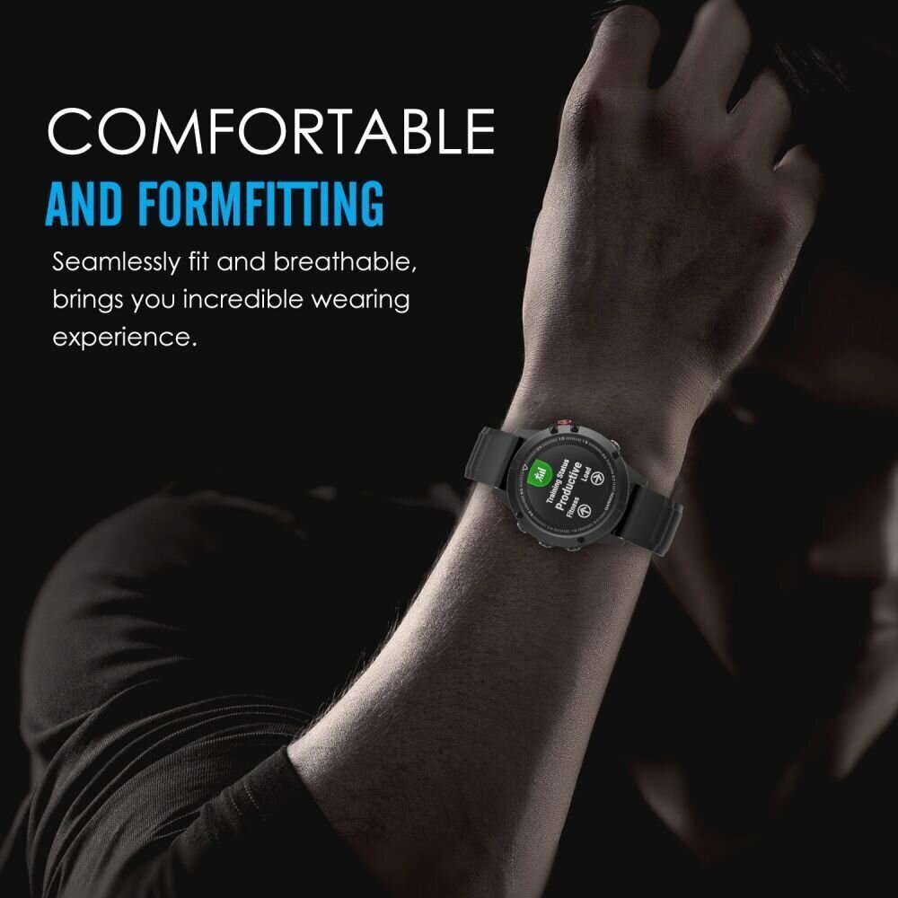 Tech Protect Steelband Garmin Fenix 3 / 5X / 3HR / 5X PLUS / 6X / 6X PRO / 7X (26mm), must hind ja info | Nutikellade aksessuaarid ja tarvikud | hansapost.ee