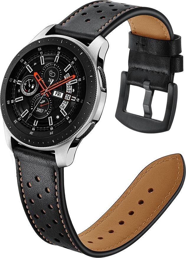 Tech Protect Leather Samsung Galaxy Watch 46MM, pruun цена и информация | Nutikellade aksessuaarid ja tarvikud | hansapost.ee