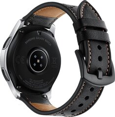 Ремешок Samsung Galaxy Watch 46 мм для часов Tech Protect Leather, темно коричневый цена и информация | Аксессуары для смарт-часов и браслетов | hansapost.ee