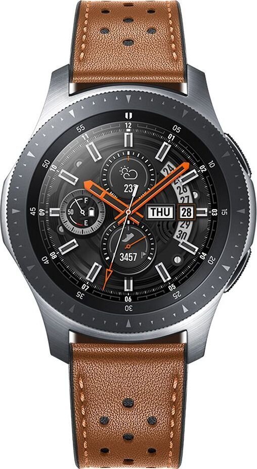 Tech-Protect Leather Samsung Galaxy Watch 46MM, pruun hind ja info | Nutikellade aksessuaarid ja tarvikud | hansapost.ee