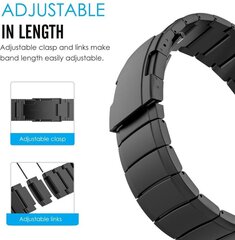 Tech Protect Steelband Garmin Fenix 5 / 6 / 6 PRO / 7 (22mm), must hind ja info | Nutikellade aksessuaarid ja tarvikud | hansapost.ee