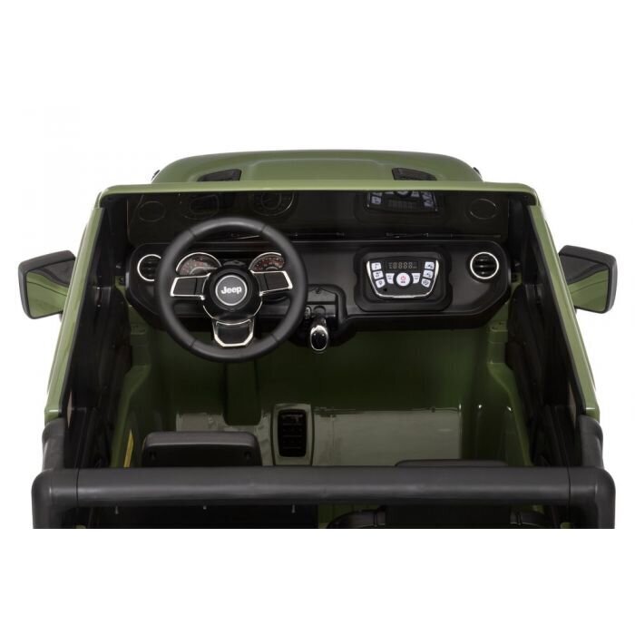 Kahekohaline laste elektriauto Jeep Gladiator Rubicon 12V Rc, roheline hind ja info | Laste elektriautod | hansapost.ee