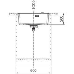 Кухонная раковина из каменной массы Franke Maris MRG 610-52 A цена и информация | Кухонные раковины | hansapost.ee