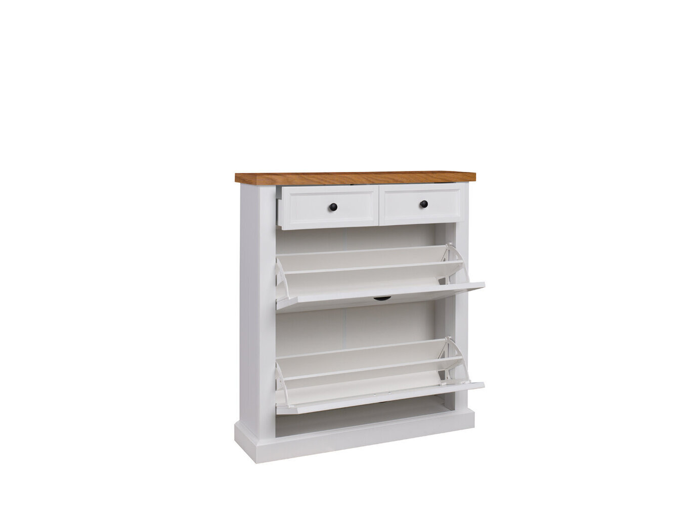 Kingakapp ADRK Furniture GAL PO1, valge/pruun цена и информация | Jalatsikapid, jalatsiriiulid | hansapost.ee