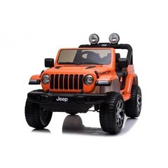 Laste kahekohaline auto Jeep Rubicon 4x4, oranž hind ja info | Laste elektriautod | hansapost.ee