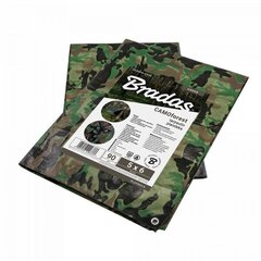 Камуфляжный уличный тент Bradas CAMOforest 6x8 м, 90 г/м² цена и информация | Садовые инструменты | hansapost.ee