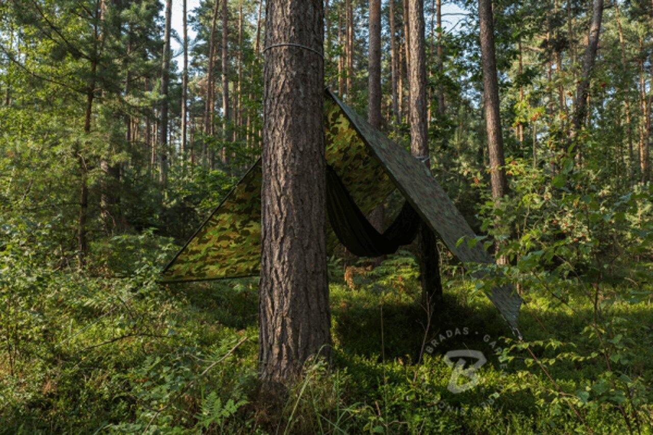 Kamuflaaž välipresent kate Bradas CAMOforest 3x5 m, 90 g/m² hind ja info | Aiatööriistad | hansapost.ee