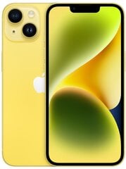 Apple iPhone 14 512GB Yellow MR513PX/A цена и информация | Мобильные телефоны | hansapost.ee