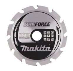 B-08224 TCT Пильный диск MAKFORCE 190X2X30мм 20 ° T12 Makita цена и информация | Механические инструменты | hansapost.ee