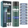 Raseerija terad Gillette Mach3, 8 tk + Mach3 geel 200ml