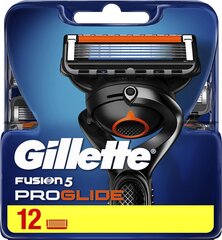 Сменные бритвенные головки Gillette Fusion Proglide, 12 шт. цена и информация | Косметика и средства для бритья | hansapost.ee