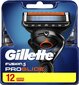 Gillette Fusion Proglide raseerija terad meestele 12 tk цена и информация | Raseerimisvahendid | hansapost.ee