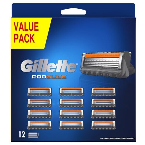 Vahetatavad raseerimispead Gillette Fusion Proglide, 12 tk цена и информация | Raseerimisvahendid | hansapost.ee