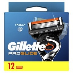 Сменные бритвенные головки Gillette Fusion Proglide, 12 шт. цена и информация | Средства для бритья и косметика | hansapost.ee