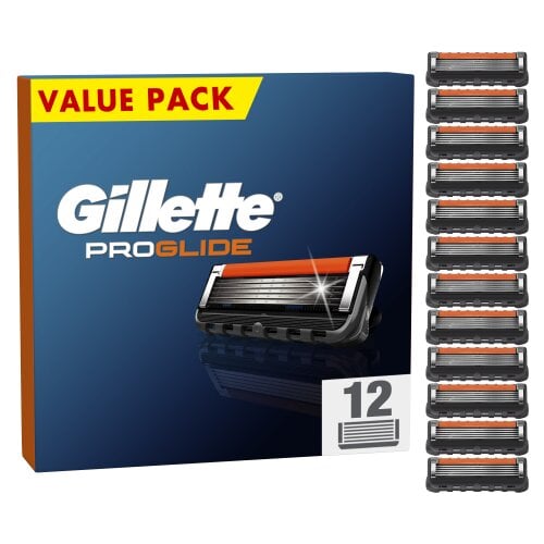 Vahetatavad raseerimispead Gillette Fusion Proglide, 12 tk цена и информация | Raseerimisvahendid | hansapost.ee