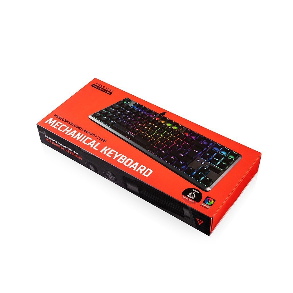 Modecom Volcano Lanparty 2 RGB hind ja info | Klaviatuurid | hansapost.ee