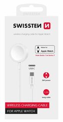 Swissten Wireless Charger USB-C White hind ja info | Nutikellade aksessuaarid ja tarvikud | hansapost.ee