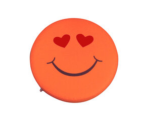 6 tumba komplekt Wood Garden Smiley Seat Hearts Premium, oranž hind ja info | Kott-toolid, tugitoolid ja tumbad lastele | hansapost.ee