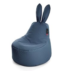 Кресло-мешок Qubo™ Baby Rabbit, Slate гобелен, темно синее цена и информация | Детские диваны, кресла | hansapost.ee