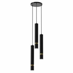 Milagro подвесной светильник Joker Black/Gold цена и информация | Потолочный светильник, 38 x 38 x 24 см | hansapost.ee