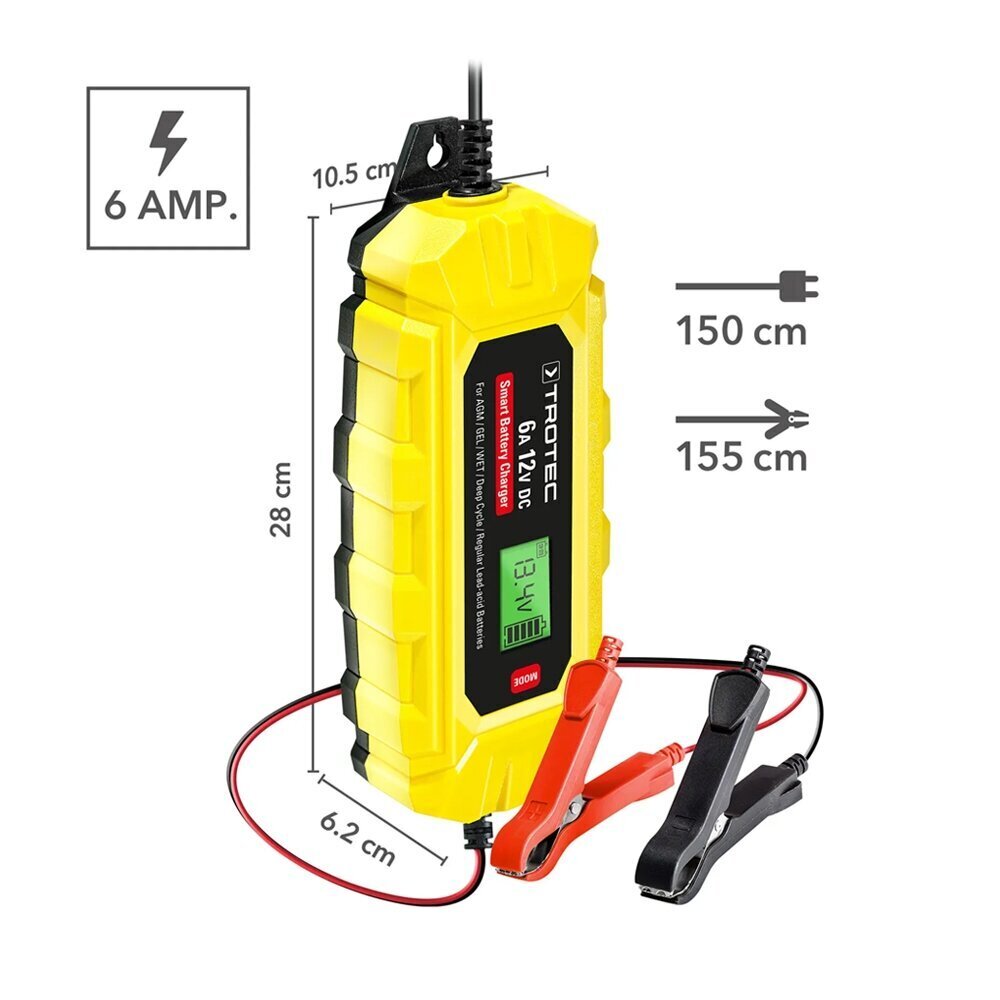 Akulaadija Trotec PBCS 6A цена и информация | Auto akulaadijad | hansapost.ee