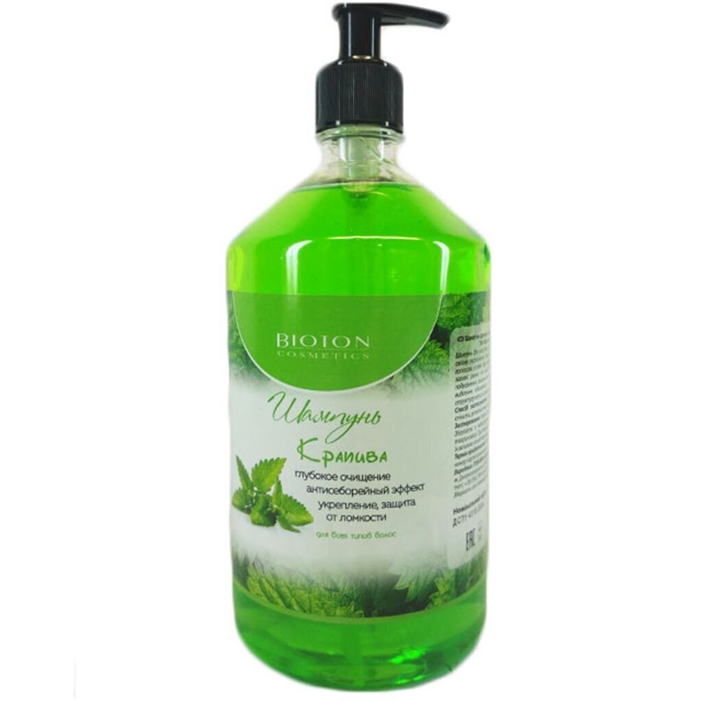 Šampoon Bioton Cosmetics Nettle, 1 l hind ja info | Šampoonid | hansapost.ee
