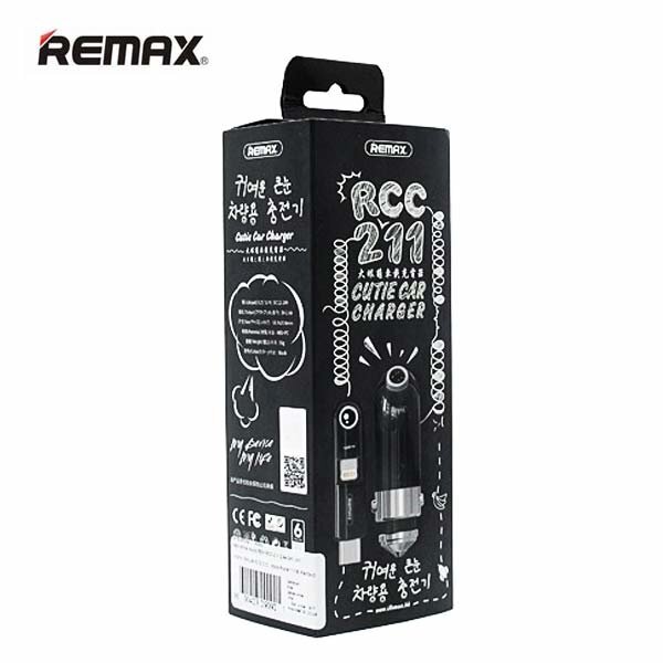 Autolaadijad Remax RCC211 Black hind ja info | Laadijad mobiiltelefonidele | hansapost.ee