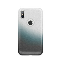 Ümbris ILike    Huawei    Y6 2018 Gradient Glitter 3in1 case    Smoked hind ja info | Telefonide kaitsekaaned ja -ümbrised | hansapost.ee