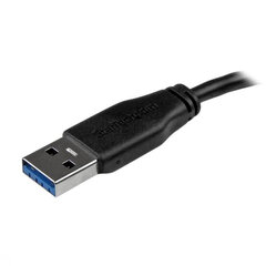 USB-kaabel-Mikro USB Startech USB3AUB50CMS  Must hind ja info | Mobiiltelefonide kaablid | hansapost.ee