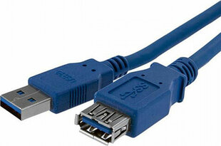 USB-kaabel Startech USB3SEXT1M   USB A Sinine hind ja info | USB adapterid ja jagajad | hansapost.ee
