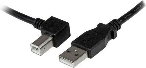 USB A - USB B Kaabel Startech USBAB3ML   Must цена и информация | USB adapterid ja jagajad | hansapost.ee