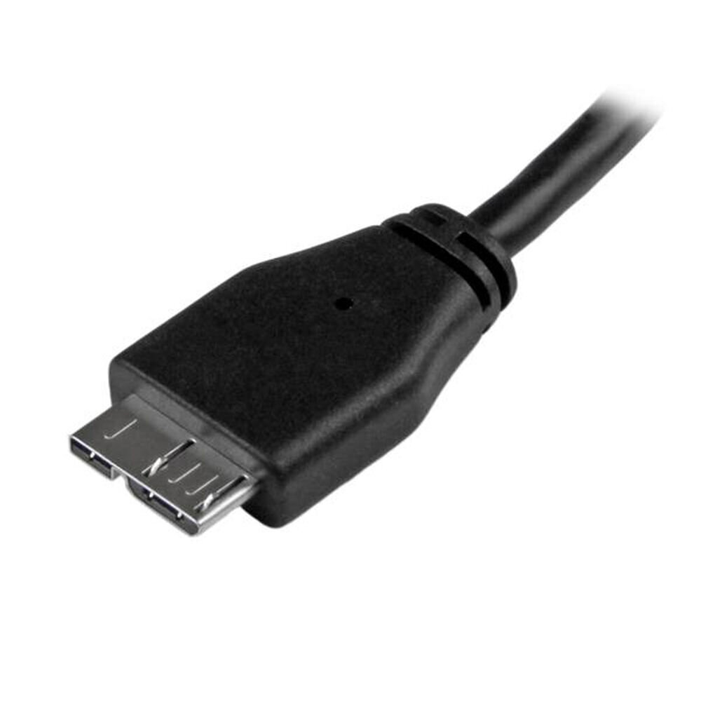 USB-kaabel-Mikro USB Startech USB3AUB3MS   Must цена и информация | Mobiiltelefonide kaablid | hansapost.ee