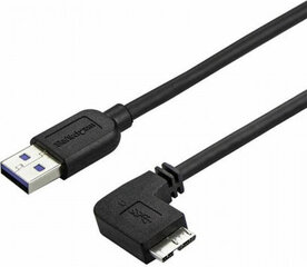 USB-kaabel-Mikro USB Startech USB3AU50CMRS  Must hind ja info | Mobiiltelefonide kaablid | hansapost.ee