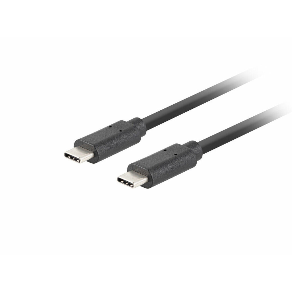 USB-C-kaabel Lanberg CA-CMCM-32CU-0010-BK hind ja info | Mobiiltelefonide kaablid | hansapost.ee