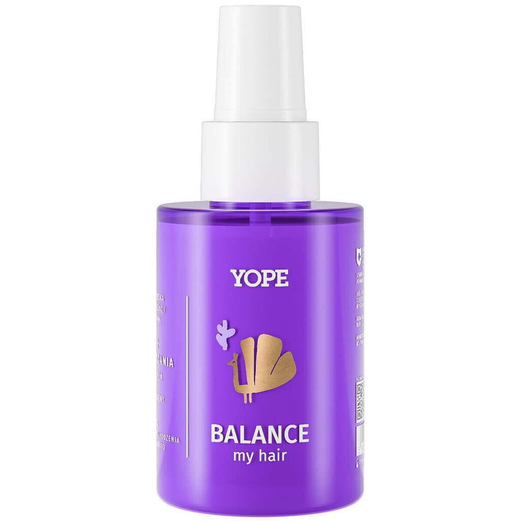 Meresool juuste kujundamiseks vetikatega Yope Balance My Hair, 100ml hind ja info | Juuste viimistlusvahendid | hansapost.ee