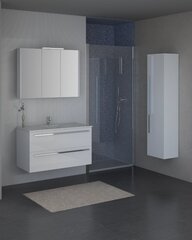Шкафчик для ванной с раковиной Serena 90 см, белый цена и информация | Шкафчики для ванной | hansapost.ee