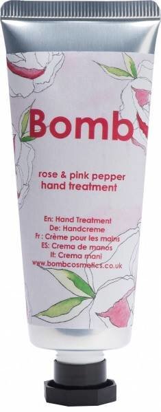 Kätekreem Bomb Cosmetics Rose & Pink Pepper 25 ml hind ja info | Kehakreemid, kehaõlid ja losjoonid | hansapost.ee