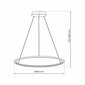 Rippuv LED-lamp Milagro Saturno Black цена и информация | Rippvalgustid | hansapost.ee