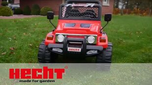 Kahekohaline elektriauto lastele Hecht Jeep Wrangler Rubicon, punane hind ja info | Elektrilised autod lastele | hansapost.ee